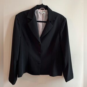 Tilley vintage black blazer size 14 Made in Canada